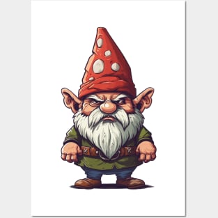 Grumpy Garden Gnome Posters and Art